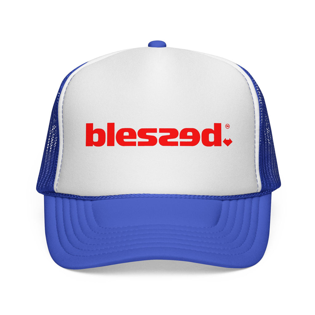 Blessed Trucker Caps, Casual Hat, Gift for Him/Her, Everyday Style, Trendy Headwear, Faith-Inspired Accessory