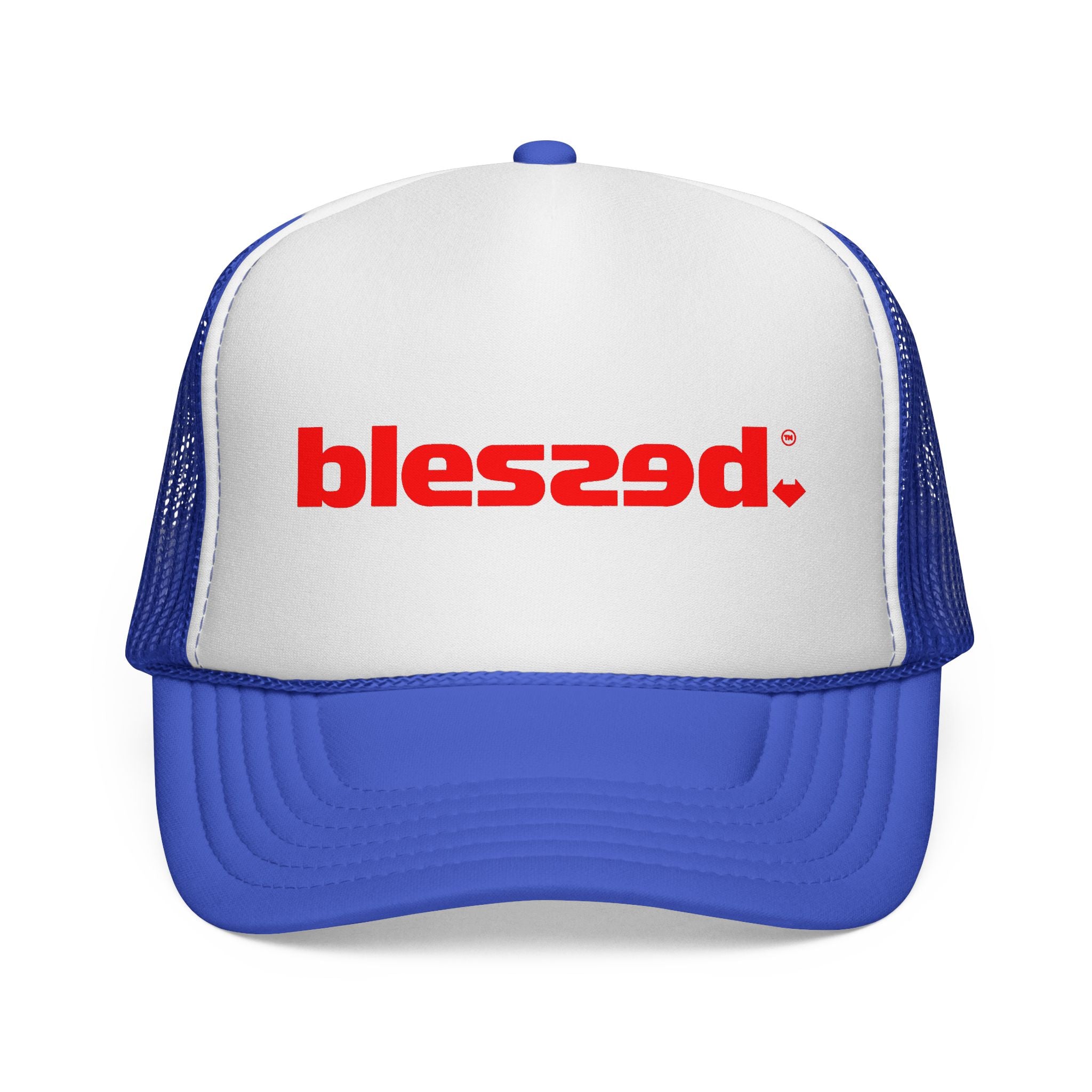Blessed Trucker Caps, Casual Hat, Gift for Him/Her, Everyday Style, Trendy Headwear, Faith-Inspired Accessory