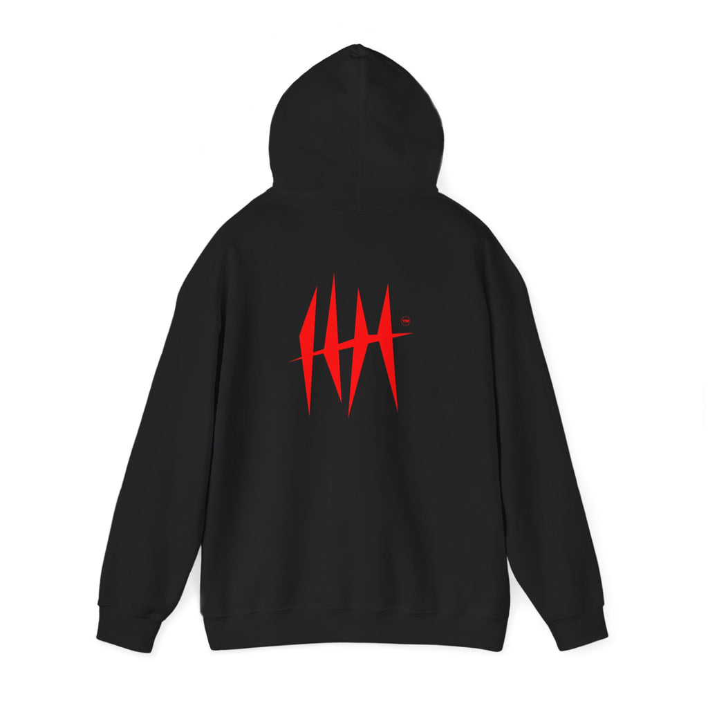 Edgy Unisex Hoodie for Comfort & Style, Graphic Hooded Sweatshirt, Perfect Gift for Teens, Casual Wear, Streetwear, Everyday Use