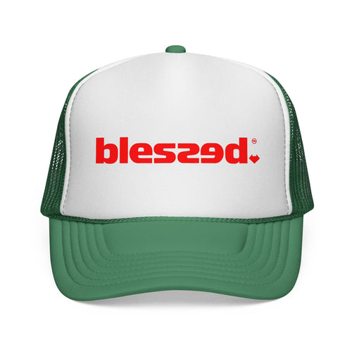 Blessed Trucker Caps, Casual Hat, Gift for Him/Her, Everyday Style, Trendy Headwear, Faith-Inspired Accessory